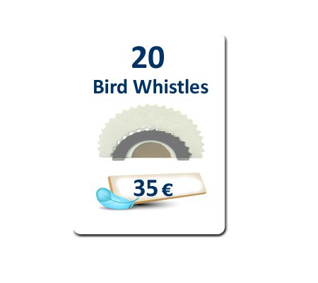 20 Bird Whistles plus Free Delivery